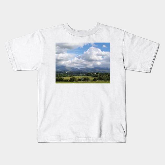 Snowdon Kids T-Shirt by TrueArtworxGraphics